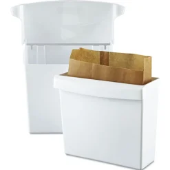 Sale Plastic Sanitary Napkin Receptacle with Rigid Liner - White Trash & Waste Bins