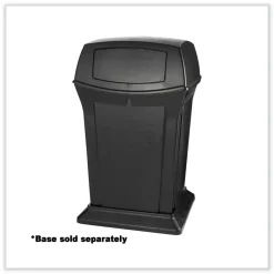 Ranger 45-Gallon Fire-Safe Structural Foam Container - Black Trash & Waste Bins