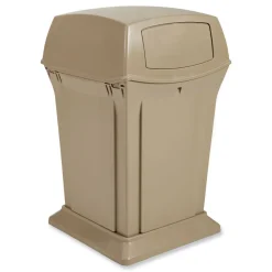 Best Ranger 45-Gallon Fire-Safe Structural Foam Container - Beige Trash & Waste Bins