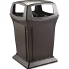 Hot Ranger 45-Gallon Fire-Safe Structural Foam Open-Style Container - Black Trash & Waste Bins