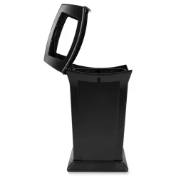 Hot Ranger 45-Gallon Fire-Safe Structural Foam Open-Style Container - Black Trash & Waste Bins