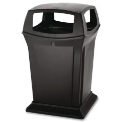 Hot Ranger 45-Gallon Fire-Safe Structural Foam Open-Style Container - Black Trash & Waste Bins