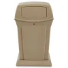Hot Ranger 35-Gallon Fire-Safe Structural Foam Container - Beige Trash & Waste Bins