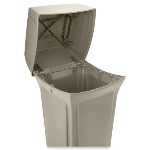 Hot Ranger 35-Gallon Fire-Safe Structural Foam Container - Beige Trash & Waste Bins