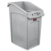 Sale Slim Jim 23 Gallon Polyethylene Under-Counter Container - Gray Trash & Waste Bins