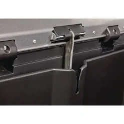 Online Slim Jim 24-Gallon Front Step Style Stainless Steel Step-On Container - Black Trash & Waste Bins