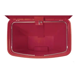 Hot Streamline 8-Gallon Front Step Style Resin Step-On Container - Red Trash & Waste Bins