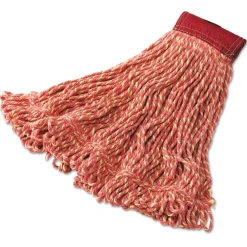Outlet Super Stitch Large Cotton/Synthetic Blend Mop Heads - Red (6/Carton) Cleaning & Janitorial Supplies