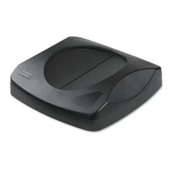 Discount Untouchable 16 in. Square Swing Top Lid - Black Trash & Waste Bins
