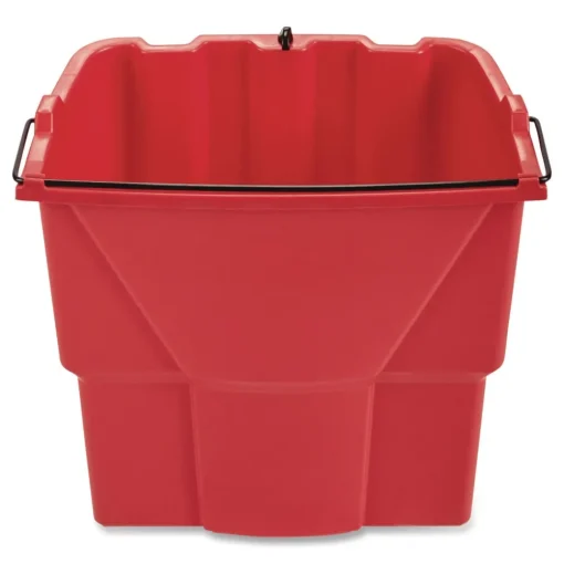Outlet WaveBrake 2.0 18 Quart Plastic Dirty Water Bucket - Red Cleaning & Janitorial Supplies