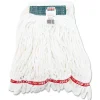 Discount Web Foot Shrinkless Looped-End Cotton/Synthetic Wet Mop Heads - Medium, White Cleaning & Janitorial Supplies
