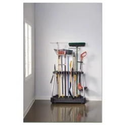 Sale FastTrack Garage Tool Tower Rack Plastic Holds Up to 40 Tools 38-in x 20.5-in x 34.4-in Black Office Furniture & Lighting