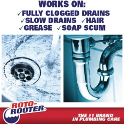 Online 1 Gallon Bottle Gel Clog Remover (4/Carton) Cleaning & Janitorial Supplies