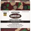 Hot 12 oz. Aerosol Can Camouflage 2X Ultra Cover Spray Paint Kit - Assorted Colors (6/Carton) Arts & Crafts Supplies