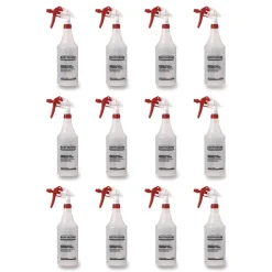 Outlet 32 oz Empty Trigger Sprayer - Clear (12/Carton) Cleaning & Janitorial Supplies