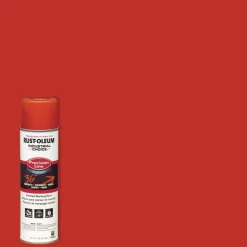 New Industrial Choice 20 oz. Aerosol Can Precision Line Marking Paint - Flat/Matte Orange (12/Carton) Arts & Crafts Supplies