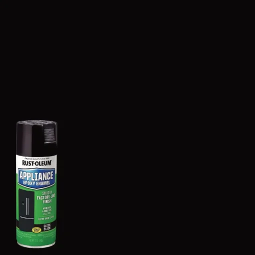 New Specialty Appliance Epoxy Spray Paint, Gloss Black, 12 oz Aerosol Can, 6/Carton Arts & Crafts Supplies