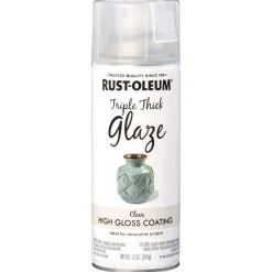 Discount Specialty Triple Thick Glaze Spray Paint, High Gloss Clear, 12 oz Aerosol Can, 6/Carton Arts & Crafts Supplies