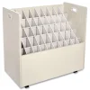 30.25 in. x 15.75 in. x 29.25 in. 50 Compartments Laminate Mobile Roll Files - Putty Office Furniture & Lighting