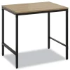 Best 30.5 in. x 23.2 in. x 29.5 in. Simple Study Desk - Walnut Office Furniture & Lighting