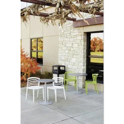 Clearance Canmeleon 38-Gallon Side-Open Aggregate Panel Receptacles - Black Trash & Waste Bins