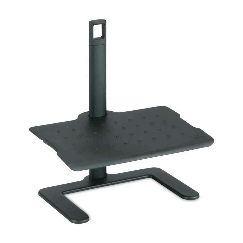 20.5w x 14.5d x 3.5 to 21.5h Height-Adjustable Footrest - Black Office Furniture & Lighting