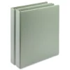 Outlet Earth's Choice Plant-Based BOHO 11 in. x 8.5 in. 1 in. Capacity D-Ring View Binders - Sage (2/Pack) Binders & Binding Supplies