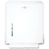 New 11.63 in. x 5 in. x 14.5 in. True Fold C-Fold/Multifold Paper Towel Dispenser - White Paper & Dispensers