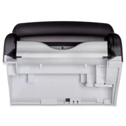 Hot 11.88 in. x 9.1 in. x 14.4 in. Smart Essence Electronic Roll Towel Dispenser - Black Paper & Dispensers