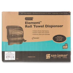 Online 12.5 in. x 8.5 in. x 12.75 in. Oceans Element Lever Roll Towel Dispenser - Black Pearl Paper & Dispensers