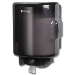 Outlet 10.75 in. x 10.25 in. x 13.25 in. Adjustable Center Pull Towel Dispenser - Black Pearl Paper & Dispensers