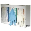 Sale 18 x 3.75 x 10 3 Box Steel White Enamel Disposable Glove Dispenser - White Cleaning & Janitorial Supplies
