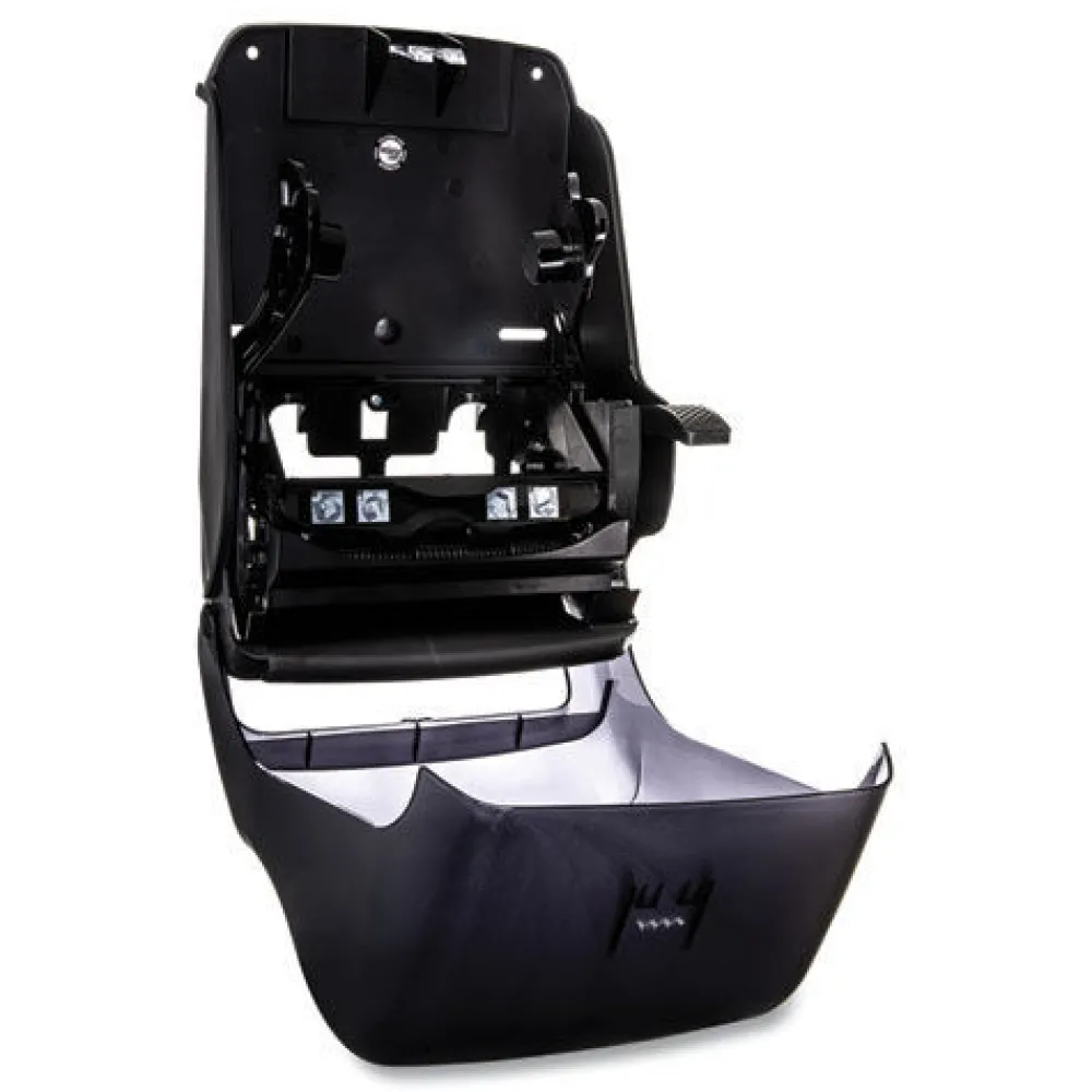 Online 12.94 x 9.25 x 16.5 Oceans Lever Roll Towel Dispenser - Black Pearl Paper & Dispensers