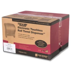Hot Tear-N-Dry 11.75 in. x 9.13 in. x 14.44 in. Essence Classic Automatic Dispenser - Black Pearl Paper & Dispensers
