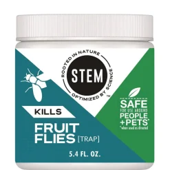 Online STEM Fruit Flies Trap 5.4 oz Jar 8/Carton Cleaning & Janitorial Supplies