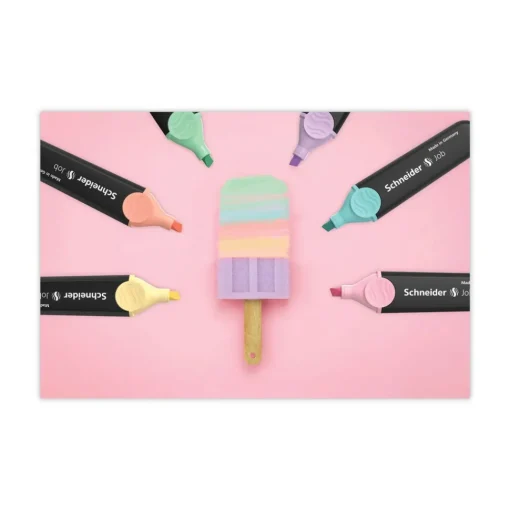 Best 1 millimeter/5 millimeter Chisel Tip Job Pastel Highlighters - Assorted Ink/Barrel Colors (6/Pack) Pens, Pencils & Markers