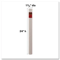 Sale Mailing Tube 24-in Long 2-in Diameter White 12/Carton Mailing, Packing & Shipping