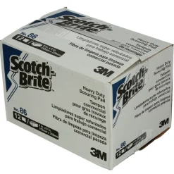 Outlet 6 in. x 9 in. Heavy-Duty Scouring Pad - Green (12/Pack, 3 Packs/Carton) Cleaning & Janitorial Supplies