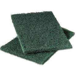 New 6 x 9 Heavy-Duty Scouring Pad - Green (1-Dozen) Cleaning & Janitorial Supplies