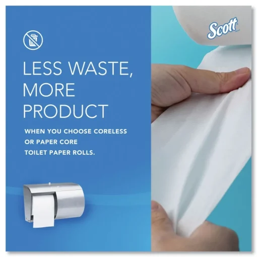 Online 09606 7 1/10 in. x 10 1/10 in. x 6 2/5 in. Pro Coreless SRB Stainless Steel Tissue Dispenser Paper & Dispensers
