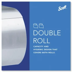 Online 09606 7 1/10 in. x 10 1/10 in. x 6 2/5 in. Pro Coreless SRB Stainless Steel Tissue Dispenser Paper & Dispensers