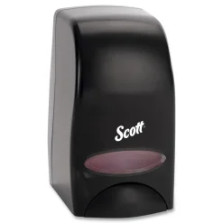 Discount 92145 5 in. x 5.25 in. x 8.38 in. 1000 mL Essential Manual Skin Care Dispenser - Black Skin Care & Personal Hygiene