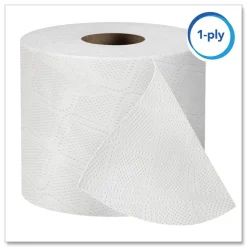Best 05102 Essential Septic-Safe Standard Roll Bathroom Tissue for Business - White (1210 Sheets/Roll, 80 Rolls/Carton) Cleaning & Janitorial Supplies