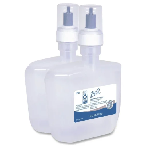 1200 mL Essential Alcohol-Free Foam Hand Sanitizer - Unscented (2/Carton) Skin Care & Personal Hygiene