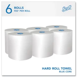 Discount 43959 1-Ply 7.5 in. x 900 ft. Pro Hard Roll Paper Towels with Absorbency Pockets for Pro Dispenser - Blue Core Only (6/Carton) Paper & Dispensers