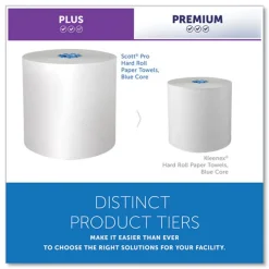 Discount 43959 1-Ply 7.5 in. x 900 ft. Pro Hard Roll Paper Towels with Absorbency Pockets for Pro Dispenser - Blue Core Only (6/Carton) Paper & Dispensers