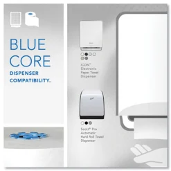 Discount 43959 1-Ply 7.5 in. x 900 ft. Pro Hard Roll Paper Towels with Absorbency Pockets for Pro Dispenser - Blue Core Only (6/Carton) Paper & Dispensers