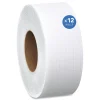67805 2-Ply 3.55 in. x 1000 ft. Septic Safe Essential 100% Recycled Fiber JRT Bathroom Tissue for Business - White (12/Carton) Cleaning & Janitorial Supplies