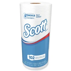 Choose-A-Sheet 1-Ply 4.8 in. x 11 in. Mega Kitchen Roll Paper Towels - White (24/Carton) Paper & Dispensers