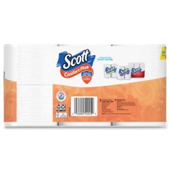 New ComfortPlus 1-Ply Septic Safe Mega Roll Toilet Paper - White (24/Carton) Paper & Dispensers